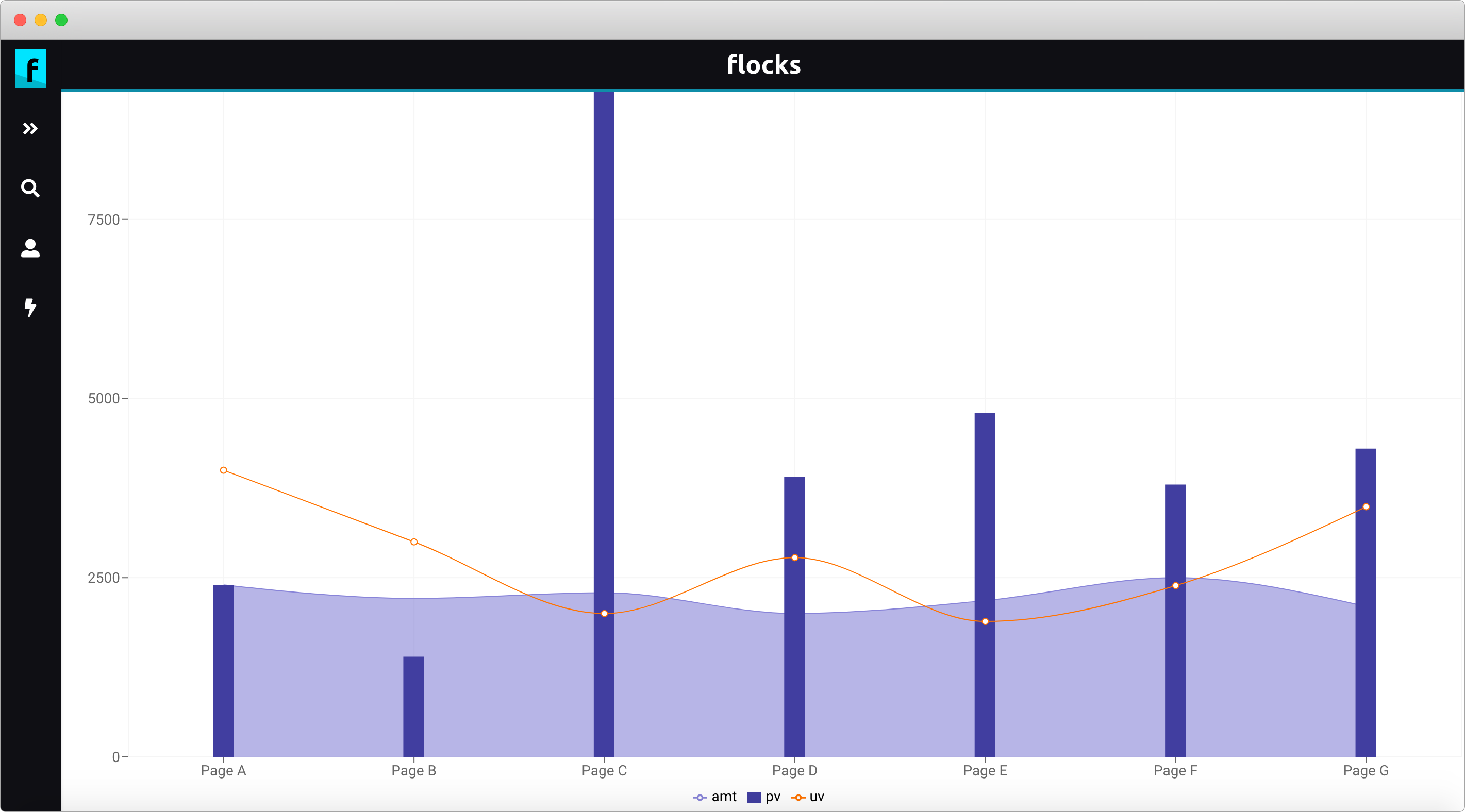 screenshot of product