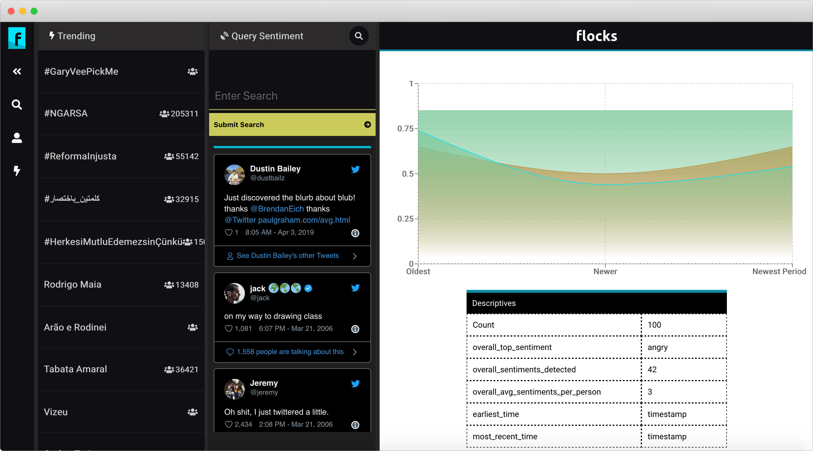 screenshot of product